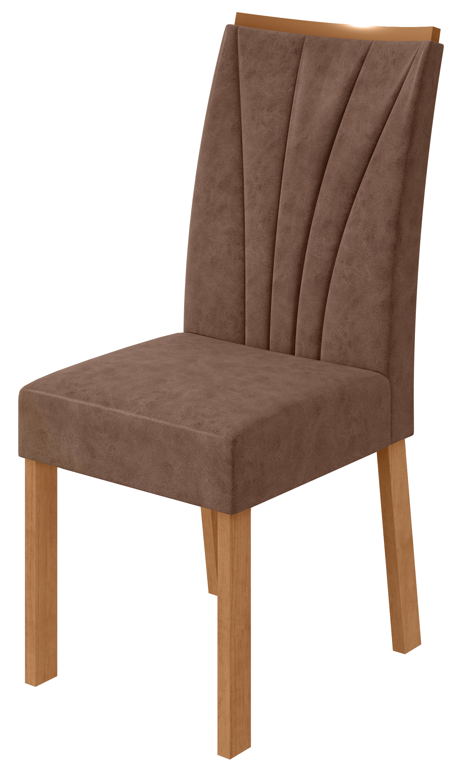CADEIRA APOGEU 2025 C/4 AMENDOA CLEAN#COURO MORANO AVELA