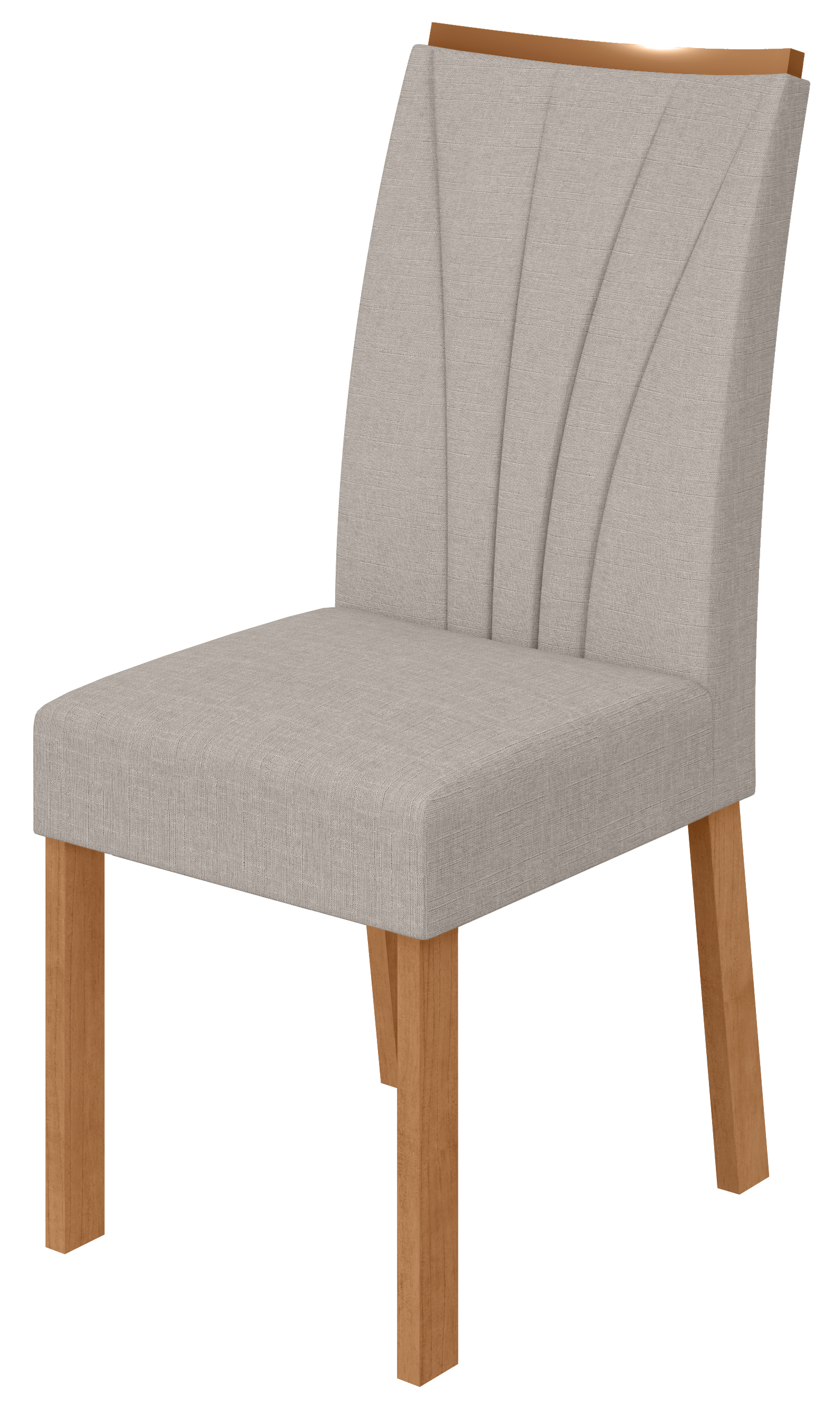 CADEIRA APOGEU 2025 C/6 AMENDOA CLEAN#LINHO MOSAICO