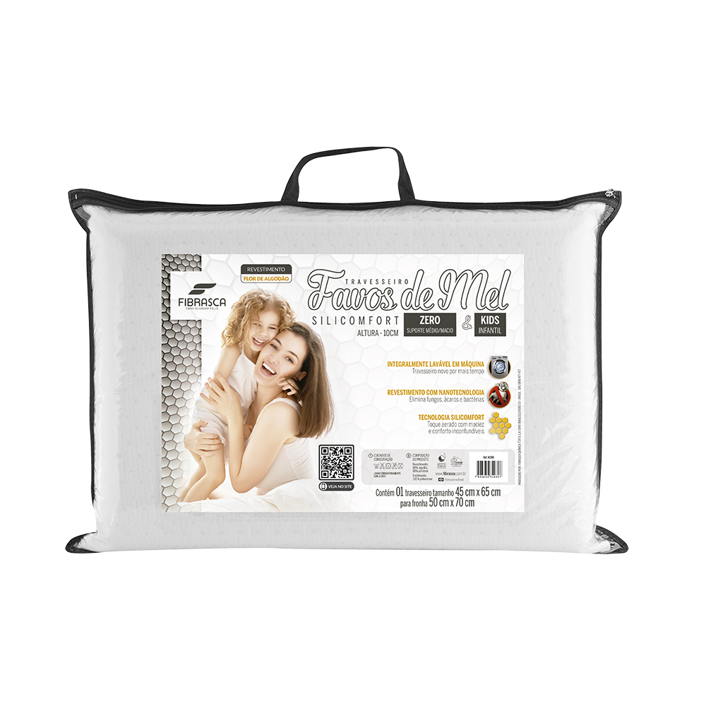 TRAVSSEIRO FAVOS DE MEL ZERO & KIDS 45X65X10