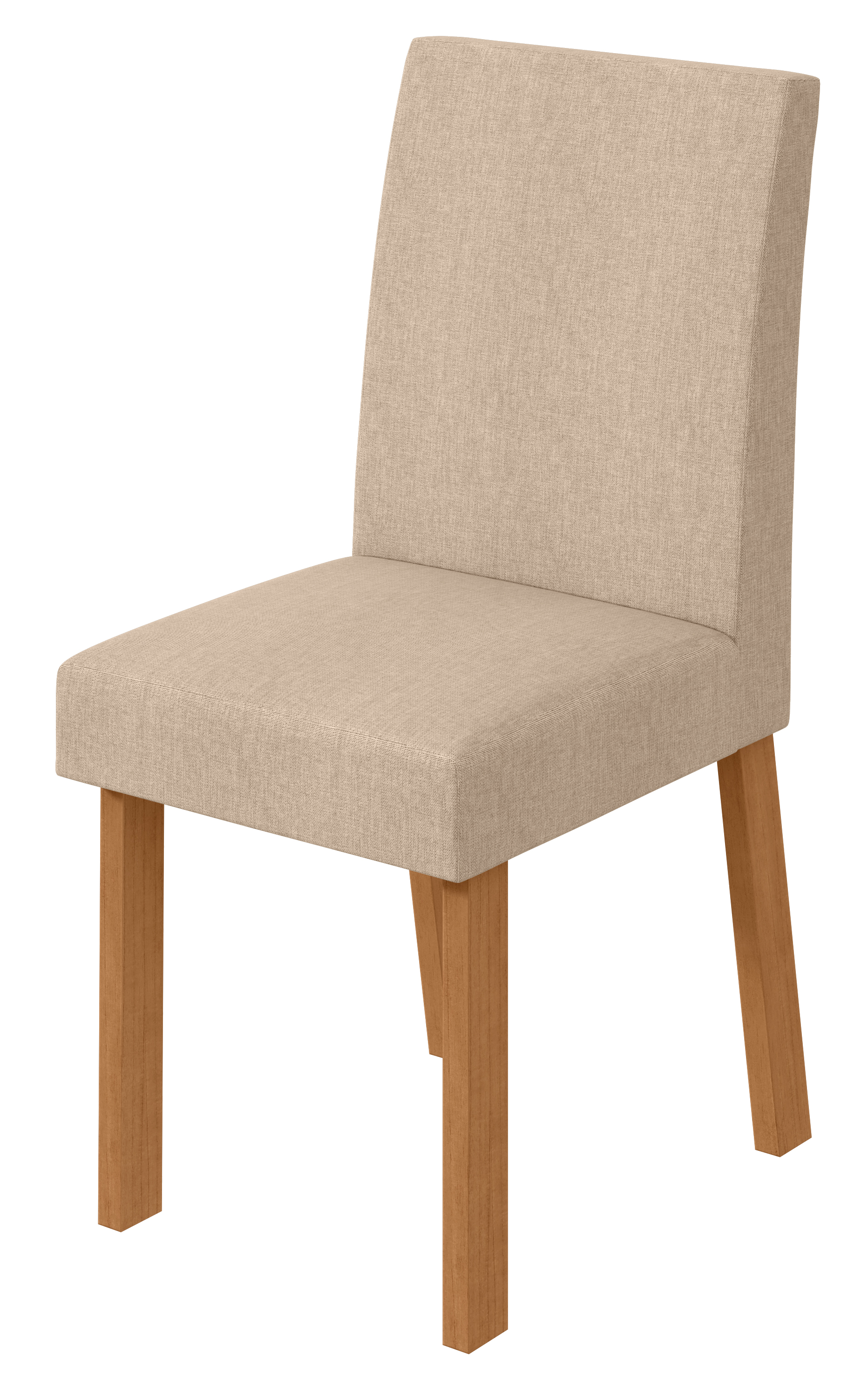 CADEIRA LAINI C/2AMENDOA CLEAN#LINHO RINZAI BEGE