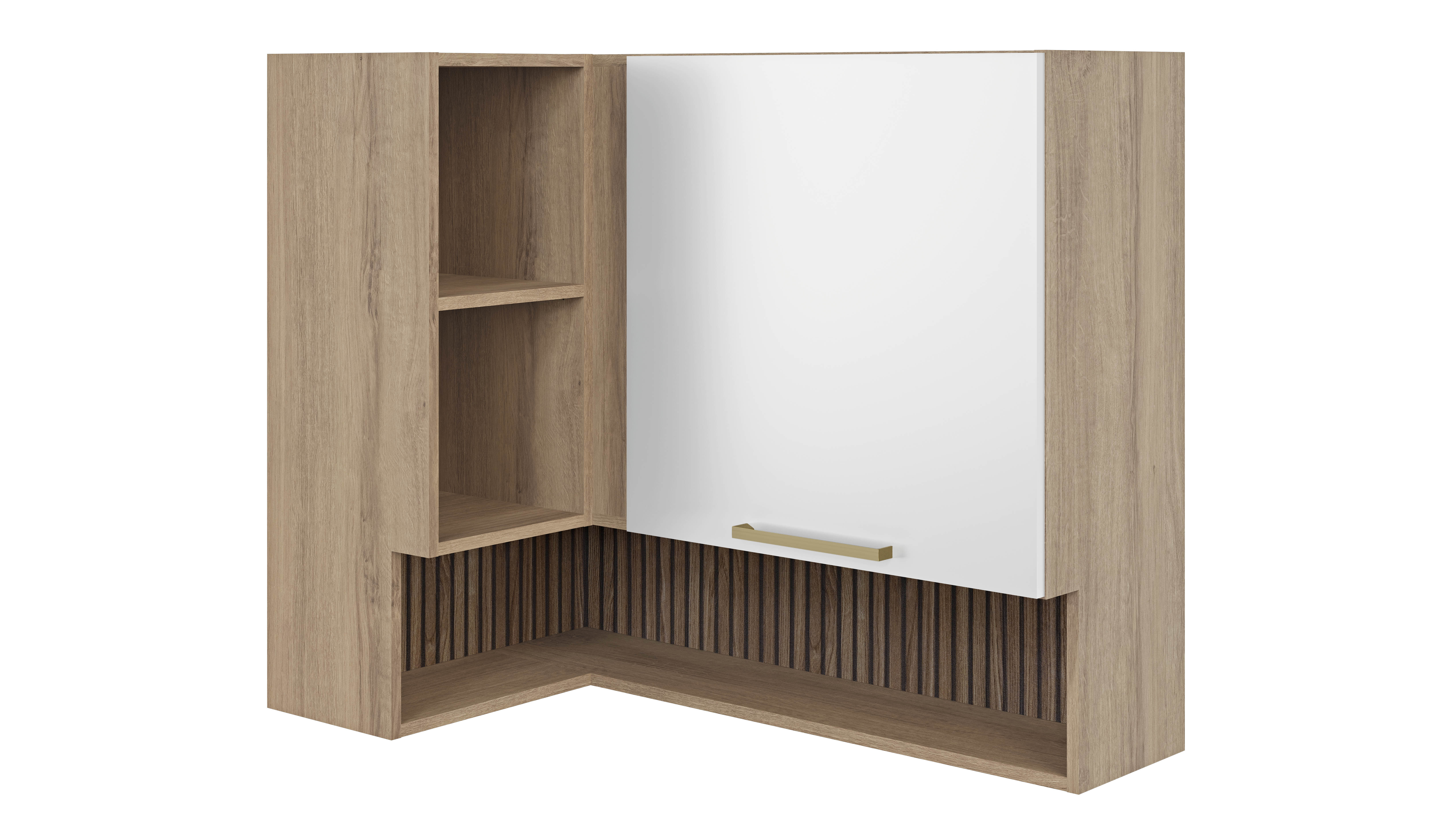 ARMARIO AMBAR 600MM MULTIUSO 2PT BRANCO/BRANCO